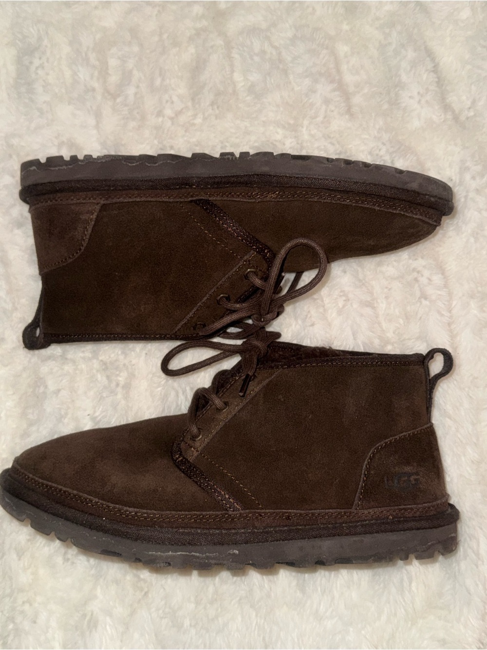 UGG Men's Dark Brown Suede Chukka Boots